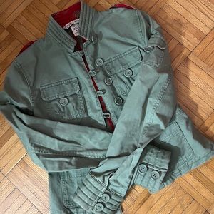 Abercrombie and Fitch utility jacket w jacquard